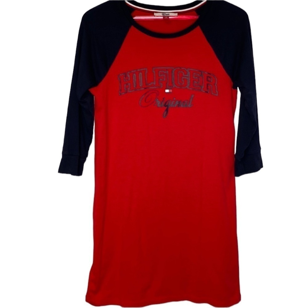 Tommy Hilfiger Raglan Monogram T Shirt Dress